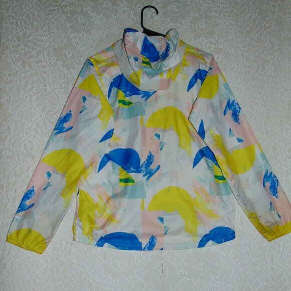 The North Face Windbreaker Jacket Girls L 14/16 Multi Colorbock Rain Coat Youth - Picture 5 of 11